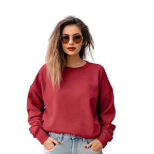 Foxthread Minimalist Oversized Crew Sweatshirt