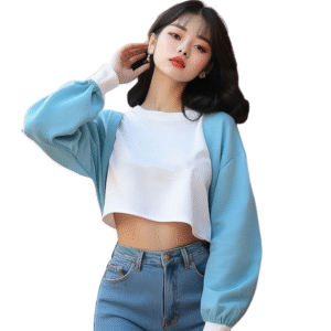 Relax Fit Crop Sweatshirt