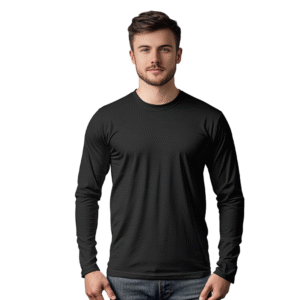 Infinite 2.0 Long Sleeve Crewneck T-Shirt – 100% Cotton